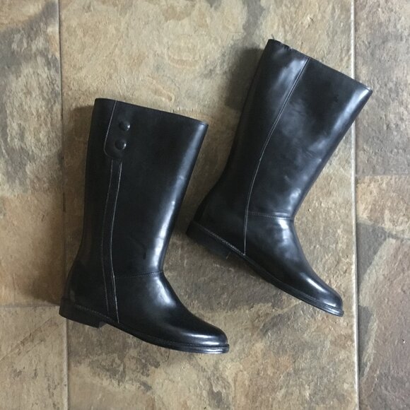 Vintage Weatherguard Black Rubber Rain Boots Made in Canada - Picture 3 of 9